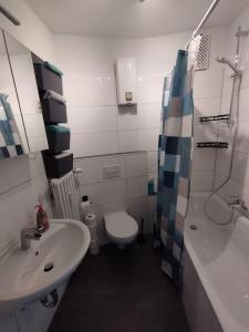Koupelna v ubytování stylische Unterkunft in Marl