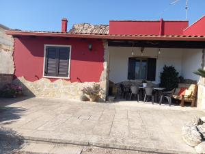 The building in which a panziókat is located