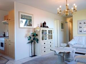 Η κουζίνα ή μικρή κουζίνα στο Ferienwohnung in Marienhafe +7 φωτογραφίες