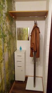 Ванная комната в Ferienwohnung für 5 Personen ca 52 qm in Sankt Englmar, Bayern Bayerischer Wald