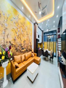 Coin salon dans l'établissement Villa 7 ngủ gần biển, gần bãi tắm - Trung tâm Bãi Cháy