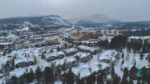 an aerial view of a town in the snow at Walk to Skiing Hiking and Main Street in Breckenridge