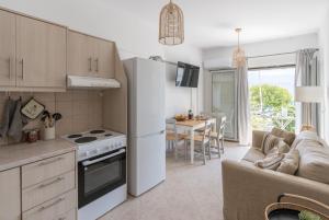 Kuchyň nebo kuchyňský kout v ubytování Platon Central Apartment