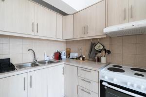 Kuchyň nebo kuchyňský kout v ubytování Platon Central Apartment