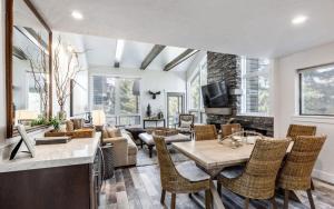a living room with a table and chairs at Remodeled 4BR Close to Canyons Village and Skiing in Park City