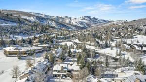 an aerial view of a resort in the snow at 3BR Townhome Incredible Location in Park City