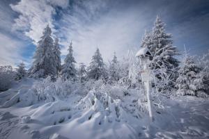 Roubenka u sjezdovky - Bělá pod Pradědem – Filipovice durante l'inverno