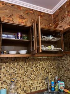 Kuchyň nebo kuchyňský kout v ubytování ArArAt-KLOVSKAYA HOSTEL-APARTMENTS KIEV + 10 fotografií