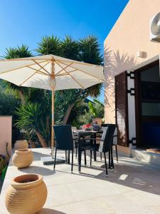 Patio nebo venkovní prostory v ubytování Villa LP Kokkino Chorio