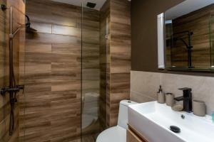 Cozy Studio Apartment in Marshall Gudauri Project tesisinde bir banyo