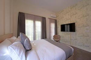 TV a/nebo společenská místnost v ubytování Comfy apart hotel