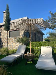 Zahrada ubytování Aithonas Villa