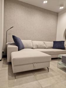 Χώρος καθιστικού στο Apartamenty Boszkowo Aquarius White