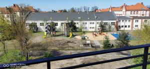 a person is doing a trick at a playground at Lux-house Braniewo in Braniewo