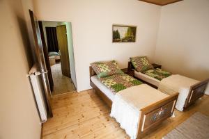 Ein Bett oder Betten in einem Zimmer der Unterkunft Waldhotel Bad Jungbrunn