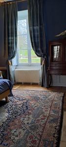 Istumisnurk majutusasutuses Château de Mauvilly