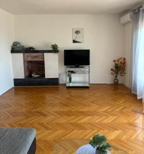 TV a/nebo společenská místnost v ubytování Helen Apartments