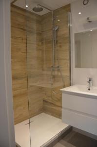 Kúpeľňa v ubytovaní Apartament na Starówce Grobla I + 17 fotografií