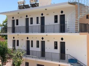Balkón nebo terasa v ubytování Stay Corfu Studios
