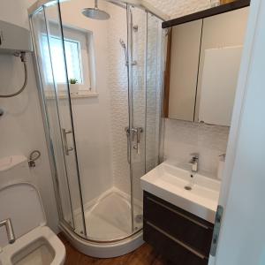 Koupelna v ubytování Apartmani Kristijan