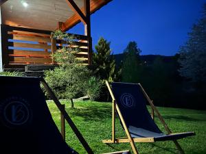 Ogród w obiekcie Bąbelkowa Chata Beskidy Domek z Balią Jacuzzi