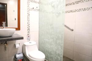 Koupelna v ubytování Hostal Macambo