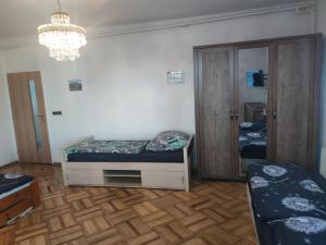 Postel nebo postele na pokoji v ubytování Apartmán Modré z nebe