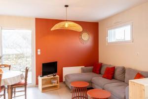 Posezení v ubytování gîte Opaline - Ambleteuse