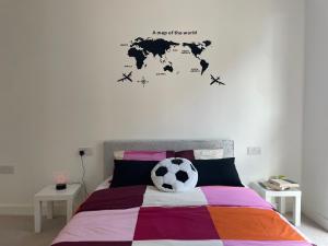 Krevet ili kreveti u jedinici u objektu Perfect flat next to Wembley Stadium