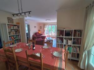 Knihovna v prázdninového domu