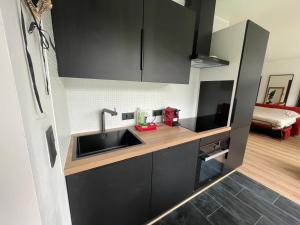 Η κουζίνα ή μικρή κουζίνα στο Flat vane & Soun