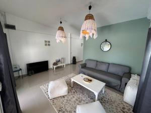 Posezení v ubytování Pool villa copacolanta