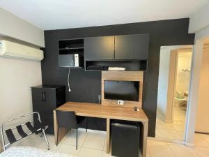 Kuchyň nebo kuchyňský kout v ubytování Rio Stay - Flat B com varanda - individual