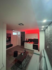 Kuchyň nebo kuchyňský kout v ubytování Apartman Callosum