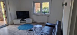 TV a/nebo společenská místnost v ubytování Ferienwohnung am Panoramaweg