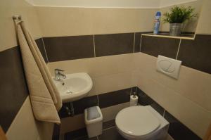 Koupelna v ubytování Toldi Apartments Pécs