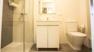 Kúpeľňa v ubytovaní Estudio con piscina en A Guarda- Pontevedra