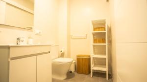 Kúpeľňa v ubytovaní Estudio con piscina en A Guarda- Pontevedra