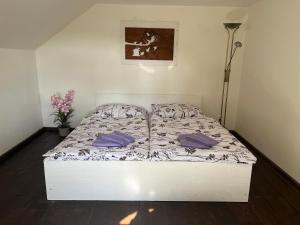 Postel nebo postele na pokoji v ubytování Apartmány 68