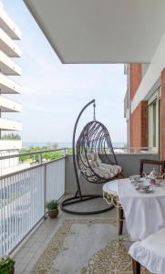 En balkon eller terrasse på Suite vista mare