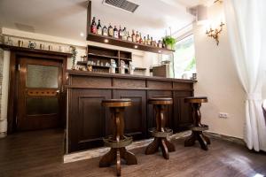 Lounge oder Bar in der Unterkunft Waldhotel Bad Jungbrunn