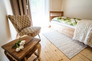 Ein Bett oder Betten in einem Zimmer der Unterkunft Waldhotel Bad Jungbrunn