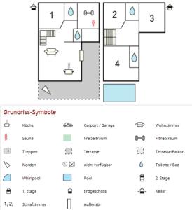 Plànol de Ferienhaus mit Privatpool für 8 Personen ca 120 qm in Laginji, Istrien Binnenland von Istrien