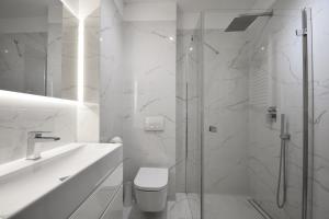 Koupelna v ubytování Apartament Premium SM Klifowa