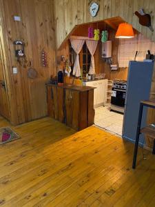 Dapur atau dapur kecil di Refugio Entremontañas