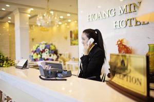 Starfsfólk á Hotel Hoang Minh Chau