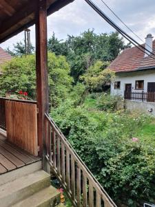 a view from the porch of a house at Pferdehof-Jauerling in Maria Laach am Jauerling