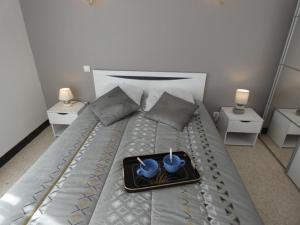 Posteľ alebo postele v izbe v ubytovaní Maison plain-pied proche plage avec jardin clos - 5 pers - FR-1-540-262