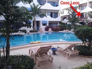 Résidence NATANGUE 1 - Studio Coco Loco内部或周边的泳池