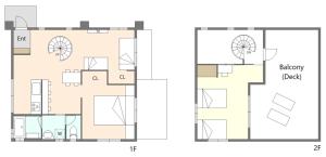 Plantegning af Miyako Blue Villa Kugai